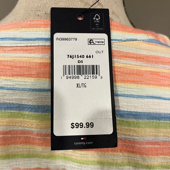 Tommy Hilfiger striped button Down dress - Picture 12 of 16